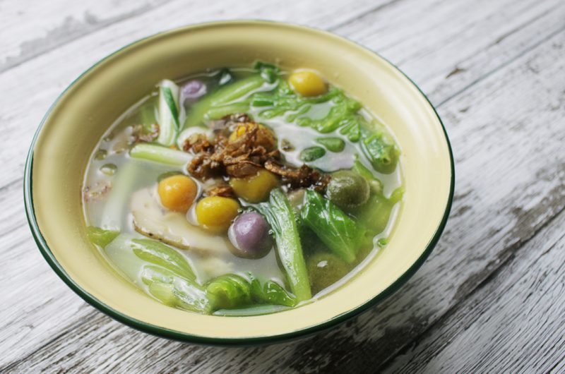 Hakka Salty Rice Balls (Tang Yuan) Soup 客家咸汤圆