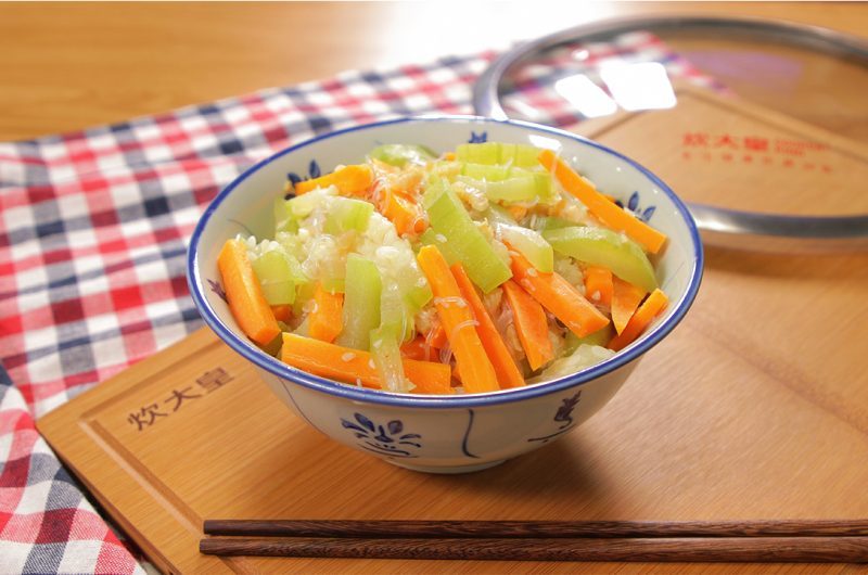 Stir-Fried Hairy Marrow with Dried Shrimp 虾米炒节瓜
