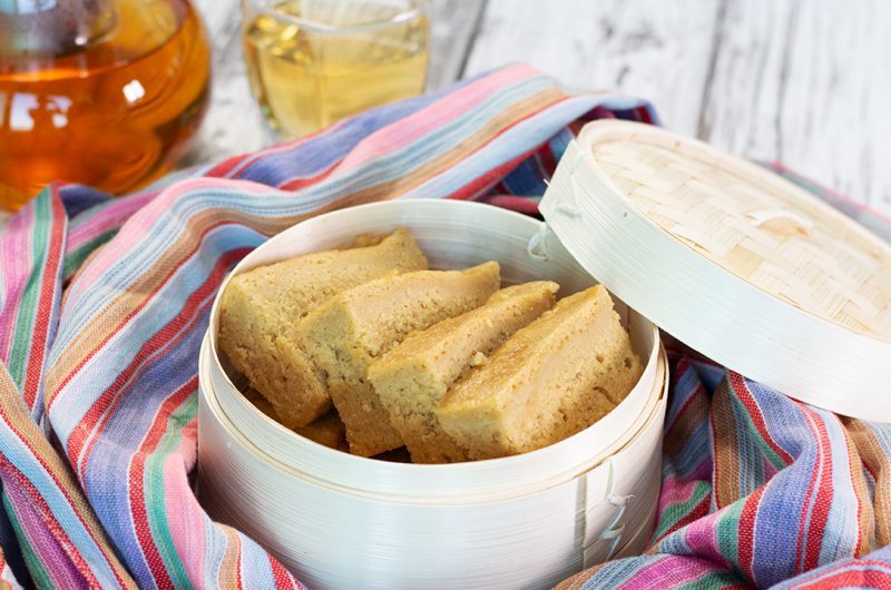Malay Steamed Sponge Cake 黑糖马来糕