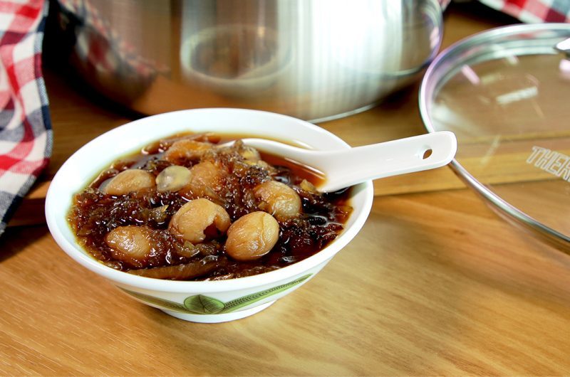Winter Melon Dried Longan with 3 Treasures Dessert 养颜三宝冬瓜龙眼糖水