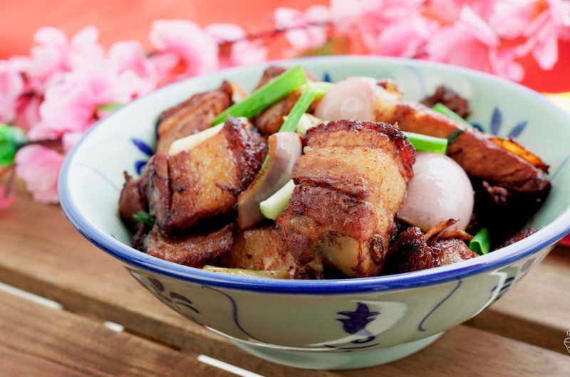 Stir-Fried Roasted Pork with Ginger & Spring Onion 姜葱爆烧肉