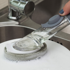 Multi-Function Dish Brush with Soap Dispenser