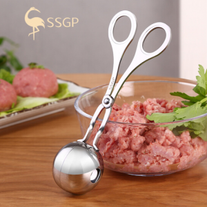SSGP Stainless Steel Fish Meatball Scoop Maker