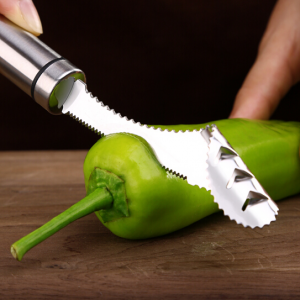 SSGP Stainless Steel Vegetable Cutter Corer Chilli Seed Remover