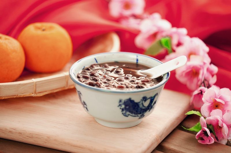 Red Bean Soup with Mandarin Peel 柑皮红豆汤
