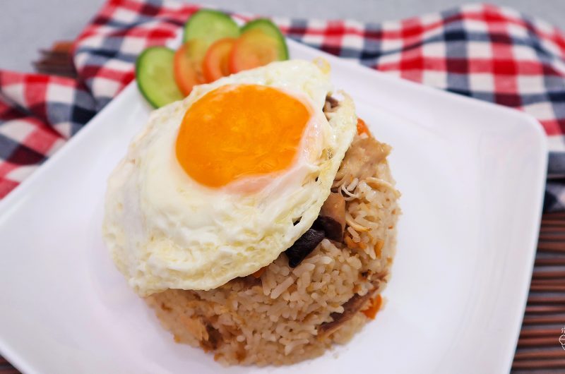 KFC Chicken in Rice Cooker 炸鸡焖饭