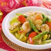 虾球鲍贝炒芦笋 Stir-Fried Asparagus with Pacific Clams & Prawns