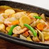 铁板虾球日本豆腐 Sizzling Hot Plate Tofu with Prawns